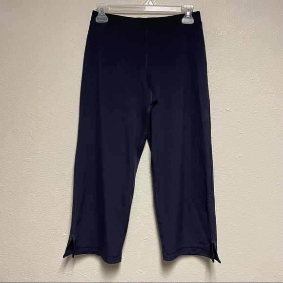 BUNDLE: 2 Adidas wide leg capri leggings/pants - Picture 4 of 12